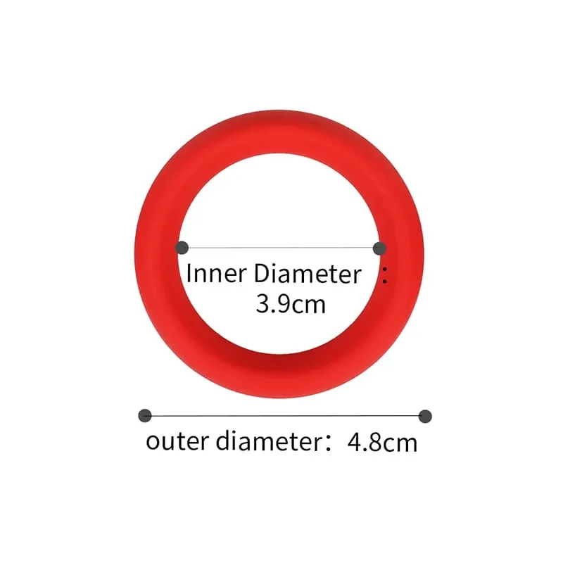 Male Penis Cock Ring Silicone Ball Stretcher Lock Delay Ejaculation Scrotum Testis Restraint Sex Toys for Men