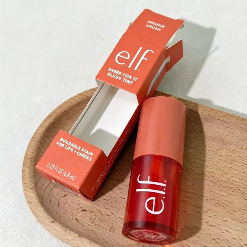 Elf Celebrity Limited Co-branded Delineador labial suave de ponta dupla Peptídeo Batom Bálsamo labial Blush líquido Fácil de aplicar Blush Stick