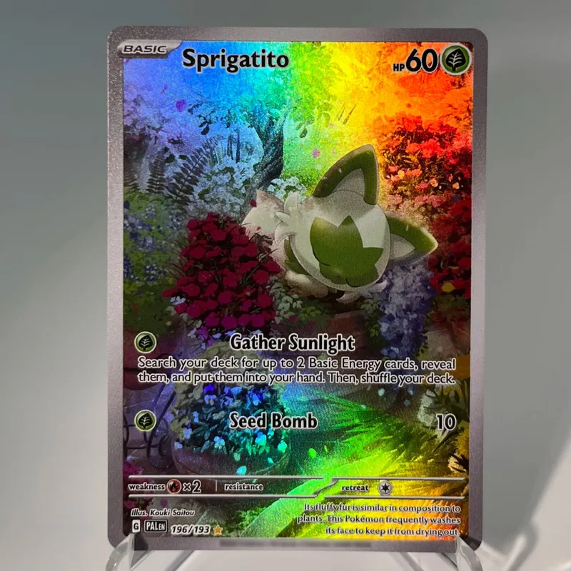 Paldea Evolved PKM Cards PTCG4-C GX Rainbow Magikarp Raichu Tyranitar Iono Rare Collection Battle Toys Gifts for Hobbies