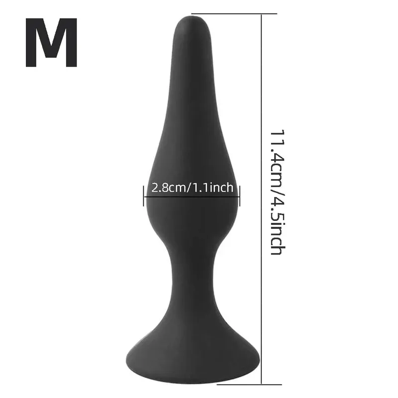 Plugue anal de silicone para iniciantes, plugue anal para homens e mulheres, massageador de próstata para gays, mini bala anal, masturbador, brinquedo sexual para homens