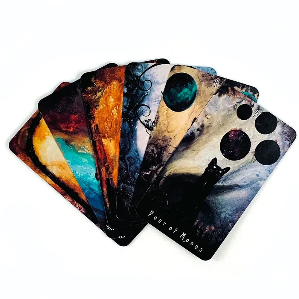 New Tarot Haunted Cat Tarot Deck Fate Divination Oracle Board Games Playing Card Family Party Entertainment Cards Game