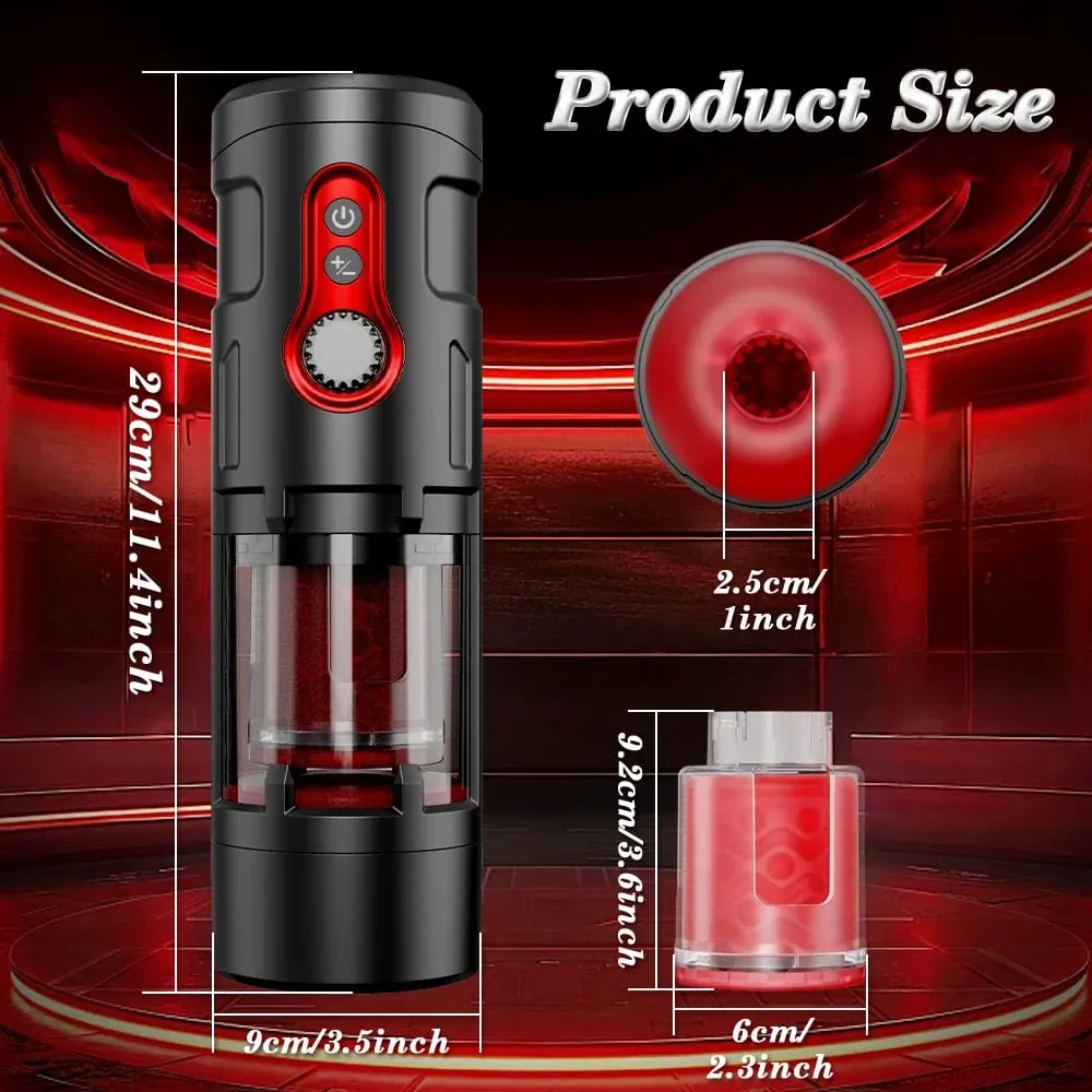 Masturbador masculino automático, rotação telescópica, máquina de sucção, pistão, boquete, produtos adultos, masturbação, brinquedo sexual para homens