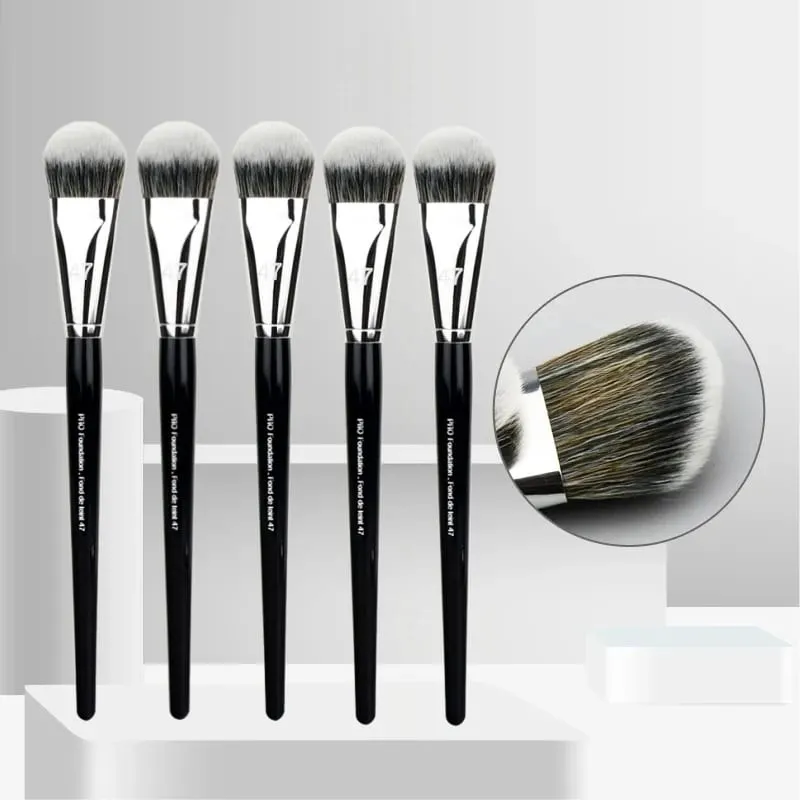 Pincel de base profissional 47/52, cabeça de vassoura, base líquida, sombra, reparação, base de rosto feminino, ferramentas de beleza