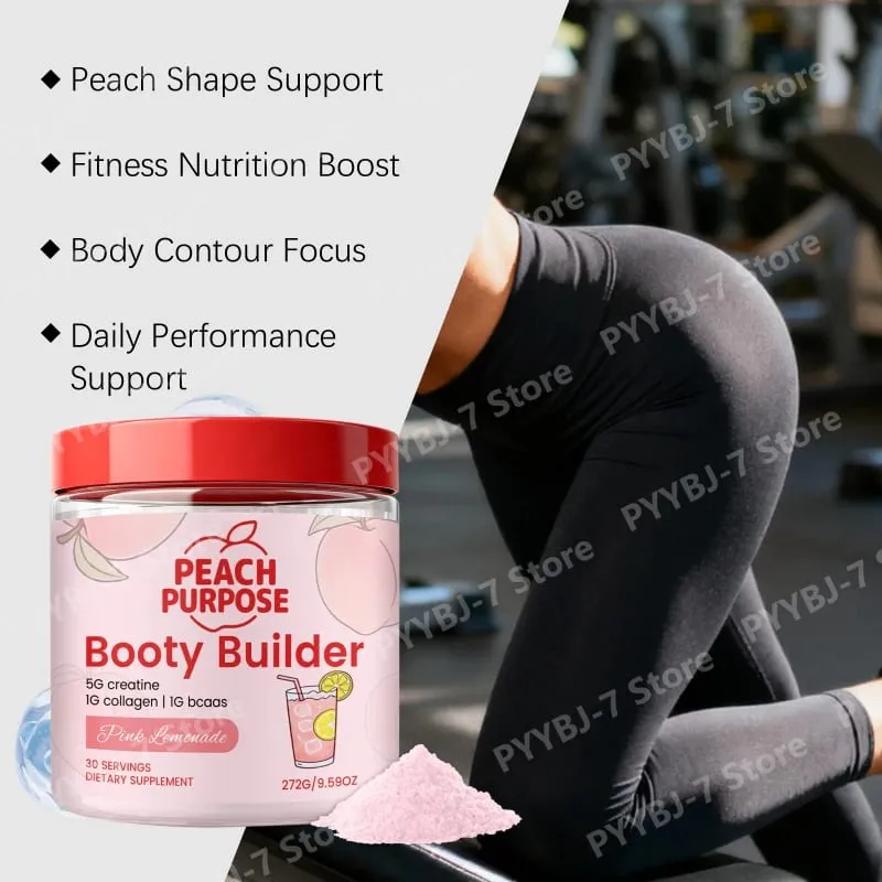 Pó de recuperação de treino com creatina, colágeno e BCAAs – Suplemento nutricional de bebida fitness para suporte muscular pós-treino