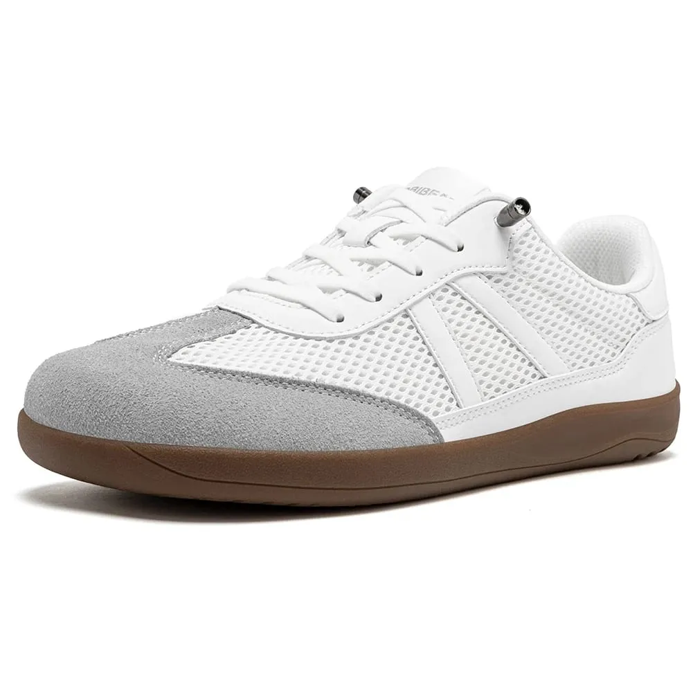 Chaussures en maille large largeur pour hommes et femmes, baskets réglables à enfiler, chaussures de marche rétro décontractées pour unisexes
