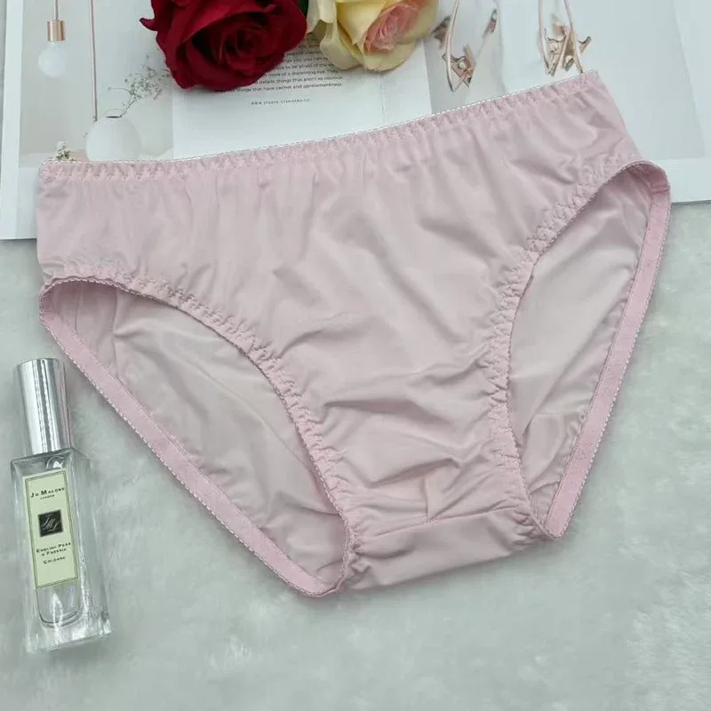 Ultra-Thin Silky Ice Silk Elastic Soft Close-Fitting Fabric Men's Daily Comfort Underwear Breathable Briefs men underwear sexy