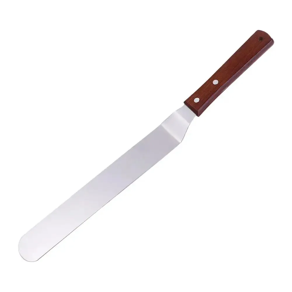 Utensílios de cozinha raspador de manteiga de aço inoxidável 8 tamanhos, espátula de confeiteiro para bolo, à prova de ferrugem, espalhador de geléia, pão