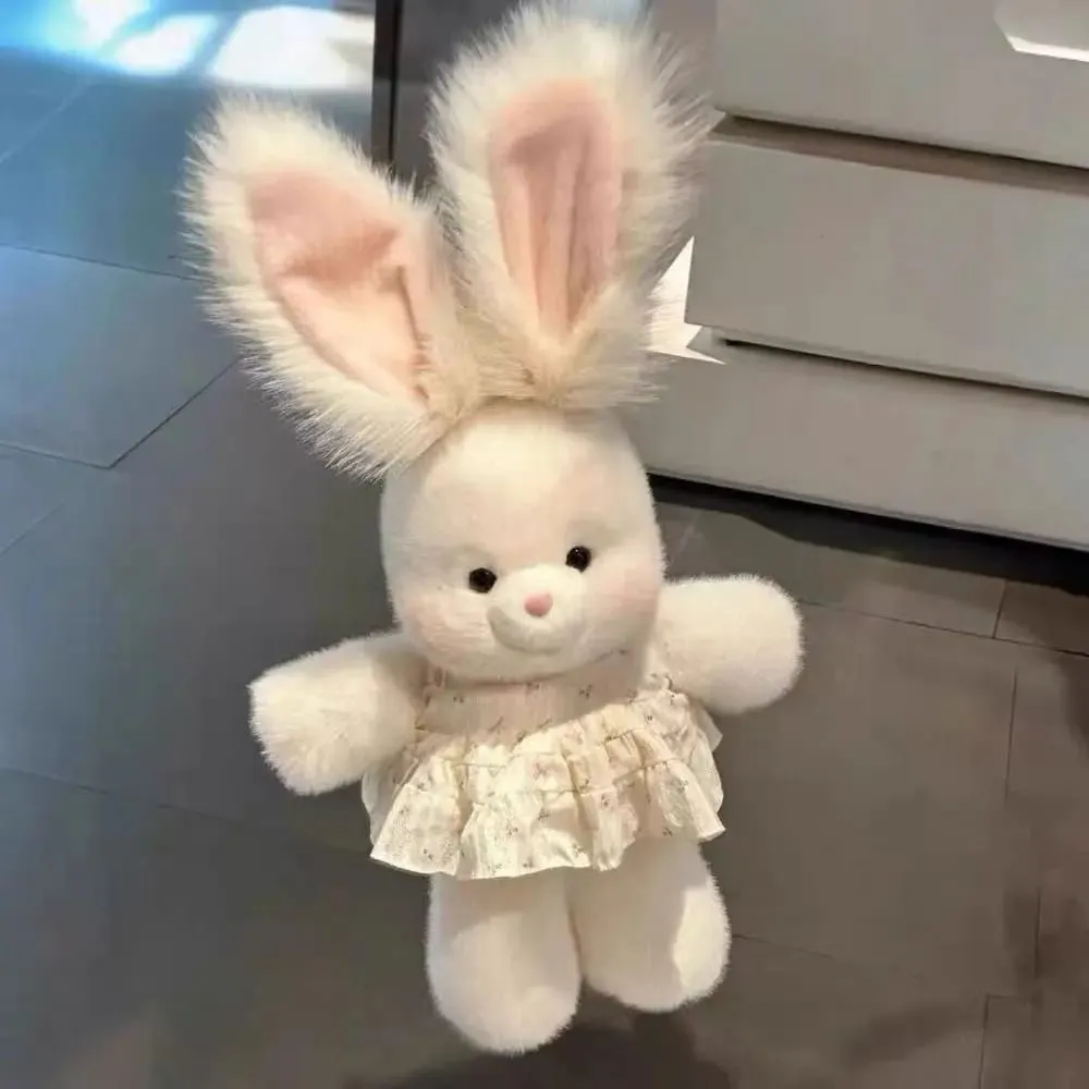 New Design Soft Rabbit Animal Pillow Cute 17.7inch Emotional Support with Long Ear Pillow