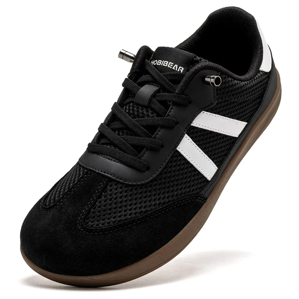 Chaussures en maille large largeur pour hommes et femmes, baskets réglables à enfiler, chaussures de marche rétro décontractées pour unisexes
