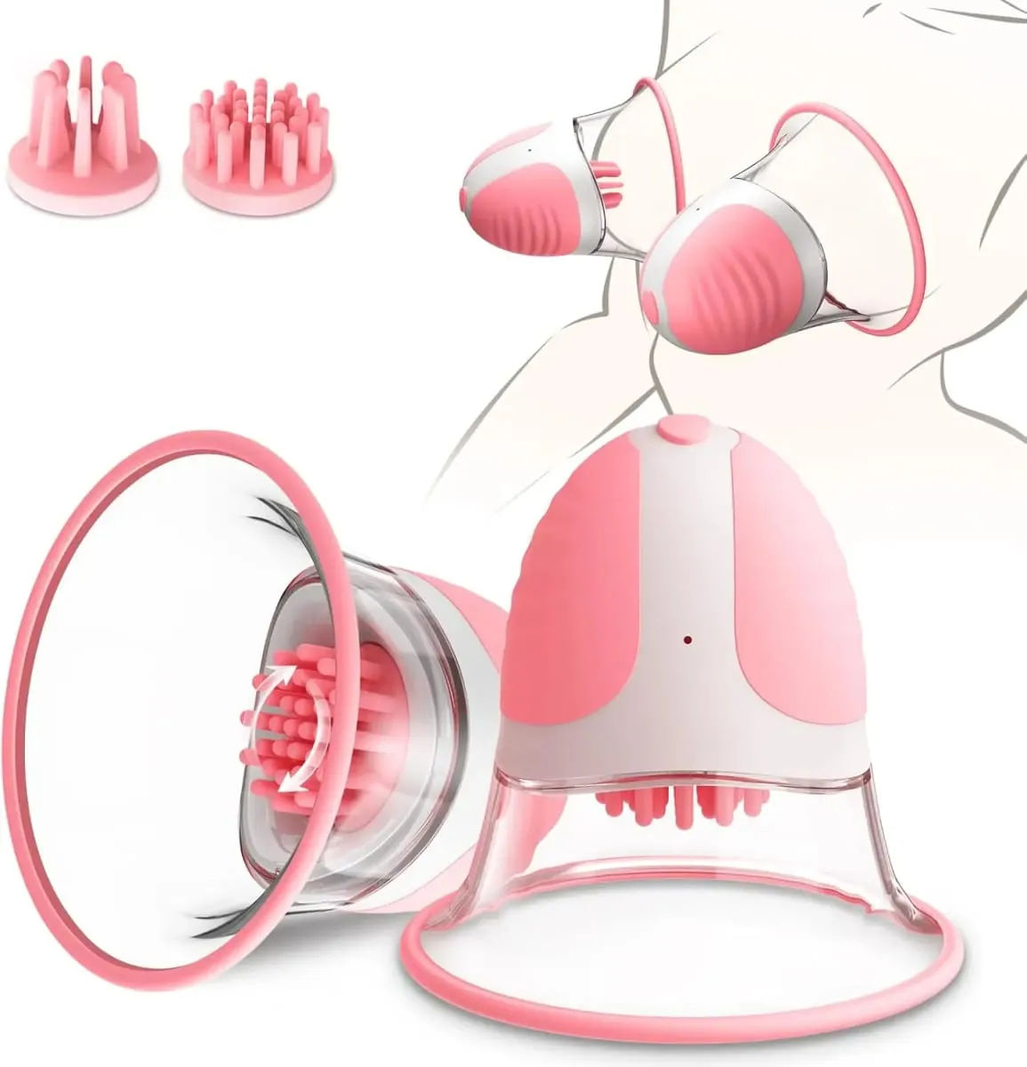 Vibrador lambedor de mamilo, massageador de mama, estimulação de língua macia, brinquedo sexual adulto à prova d'água para mulheres — image 1