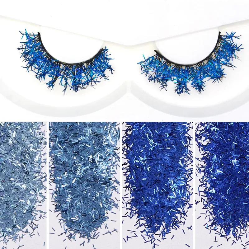 White Eyelashes Cosplay Makeup Natural Long Cross Strip False Eye Lashes