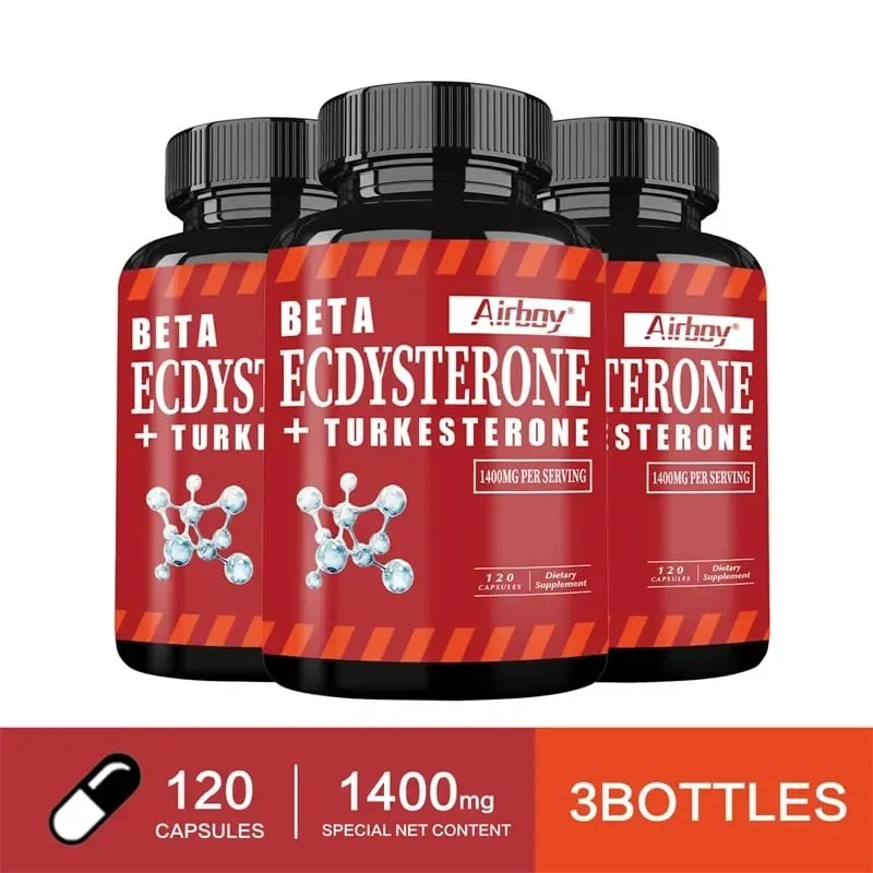 Suplementos de Beta Ecdisterona e Turkesterona - Aumentam a massa muscular, melhoram o desempenho atlético e a força