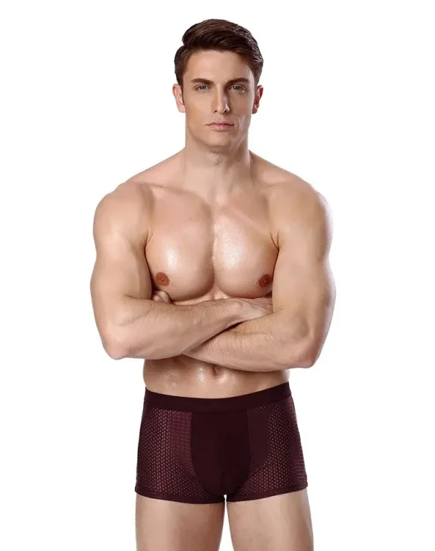 Plus Size 8XL Bamboo Boxer Shorts for Men 4-Pack - Breathable Moisture Wicking Anti Chafing Underwear, Solid Color Comfortable T — image 16