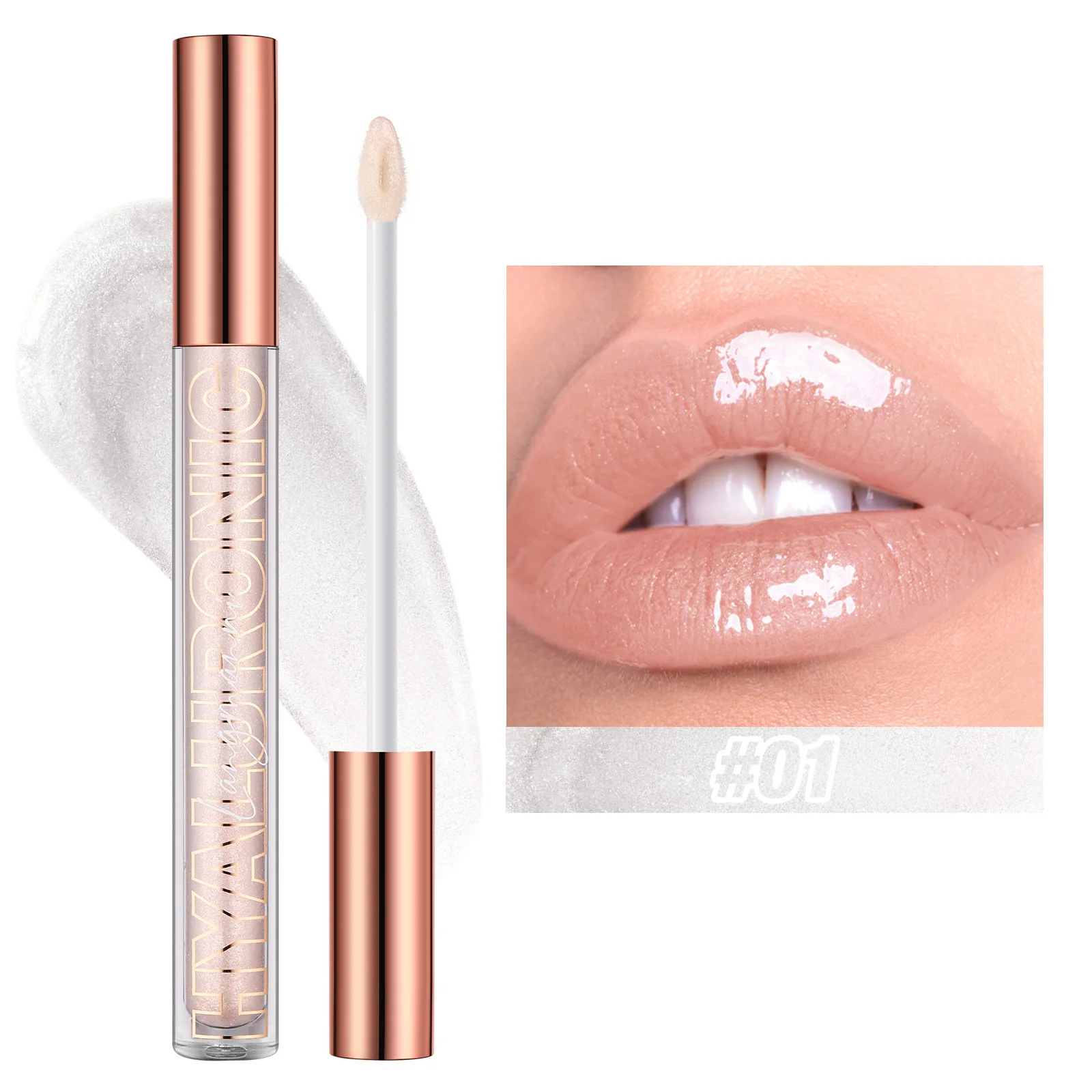 Brilho perolado plumping brilho labial diamante glitter nude rosa batom líquido vidro brilhante à prova dwaterproof água sexy lábio matiz maquiagem labial