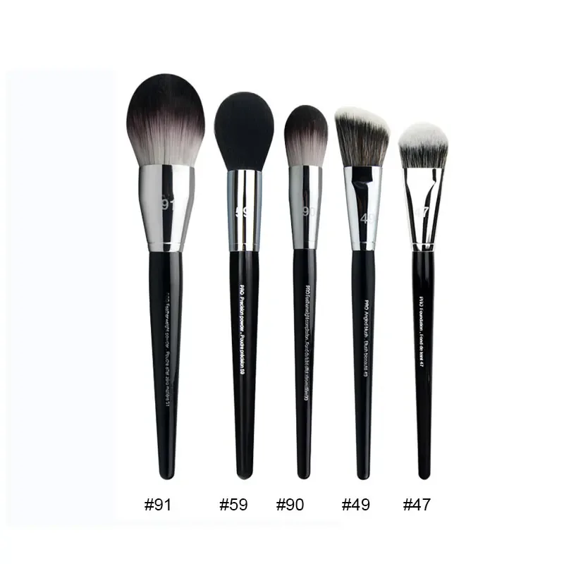 Conjunto de pincéis de maquiagem para base, de alta qualidade, pincel de maquiagem profissional, pó líquido, sombra, vinco, corretivo, ferramentas cosméticas requintadas