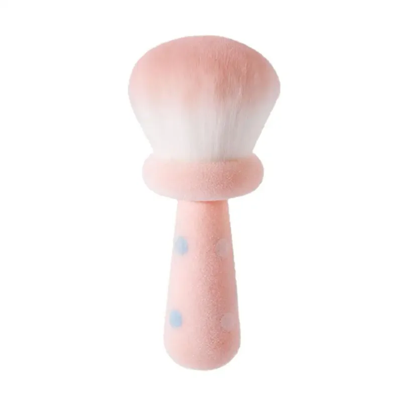 Pincéis de blush de maquiagem para bochechas, pincel grande de pó facial para pó solto, pincel de base macio ultramacio para pó mineral