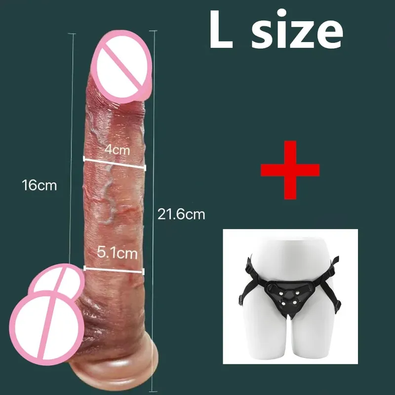 2.0 pau versão atualizada de testículo deslizante pênis realista para mulheres deslizante prepúcio vibrador brinquedo sexo anal para casal silicone