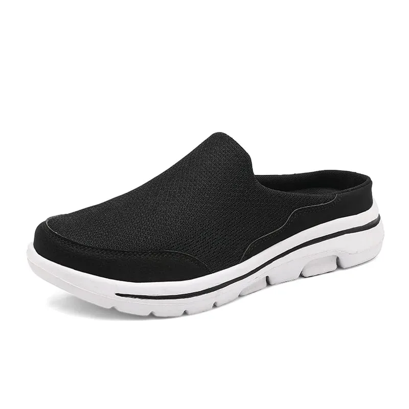 2024 Men Slippers Summer Breathable Home Indoor Slippers Men Thick Bottom Slides Fashion Couple Walking Shoes Chanclas Hombre — image 6