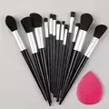 Conjunto de pincéis de maquiagem profissional, 13 peças, base, sombra, blush, pó, mistura macia, fofo, cosméticos, conjunto completo de ferramentas de maquiagem feminina