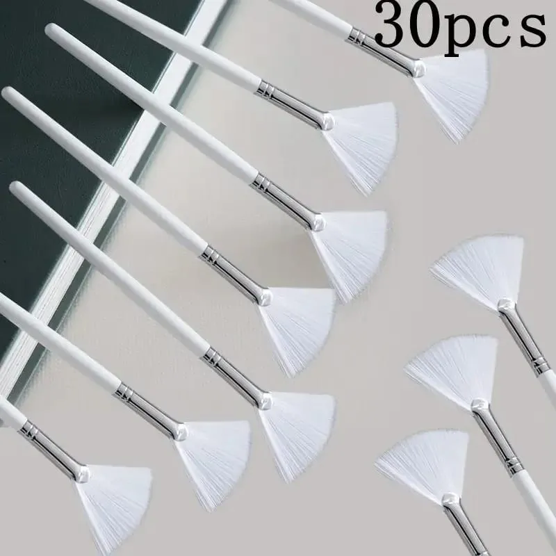 Conjunto de pincéis para máscara facial, faça você mesmo, pincéis aplicadores macios, ferramentas de maquiagem, inclui ventilador macio, pincéis faciais, pincel aplicador de ácido
