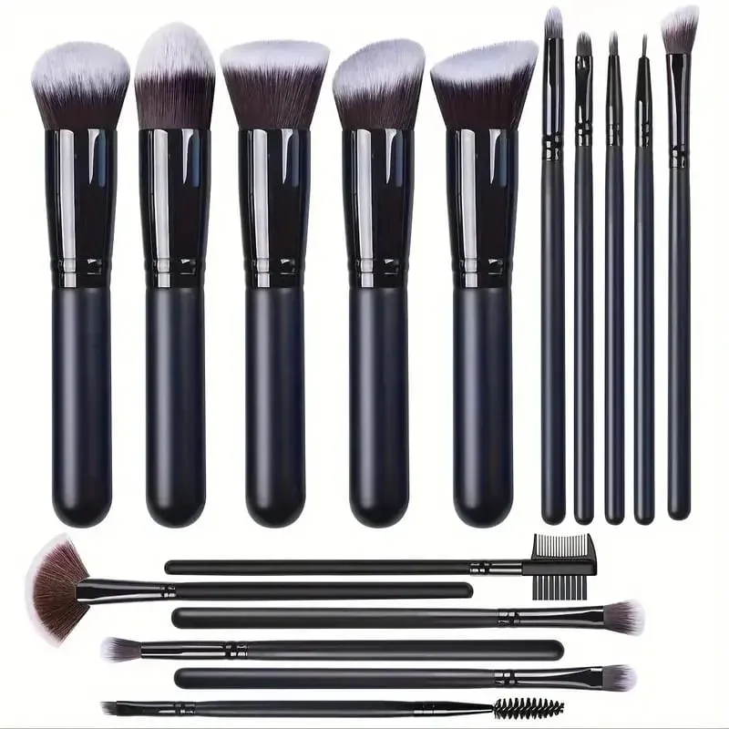 Professional Makeup Brushes Set 14/16Pcs Soft Fluffy Contour Sculpting Brush Powder Blush Blending Cosmetic Face Beauty Tools