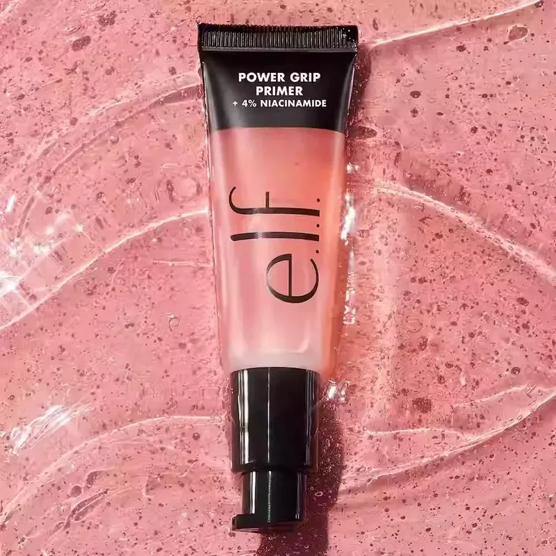Elf Pra Solek Hijau dan Merah Jambu Warna Kulit Sekata Asas Pelembap dan Pengasingan Tahan Lama Semburan Kemasan Cecair Foundation Essence