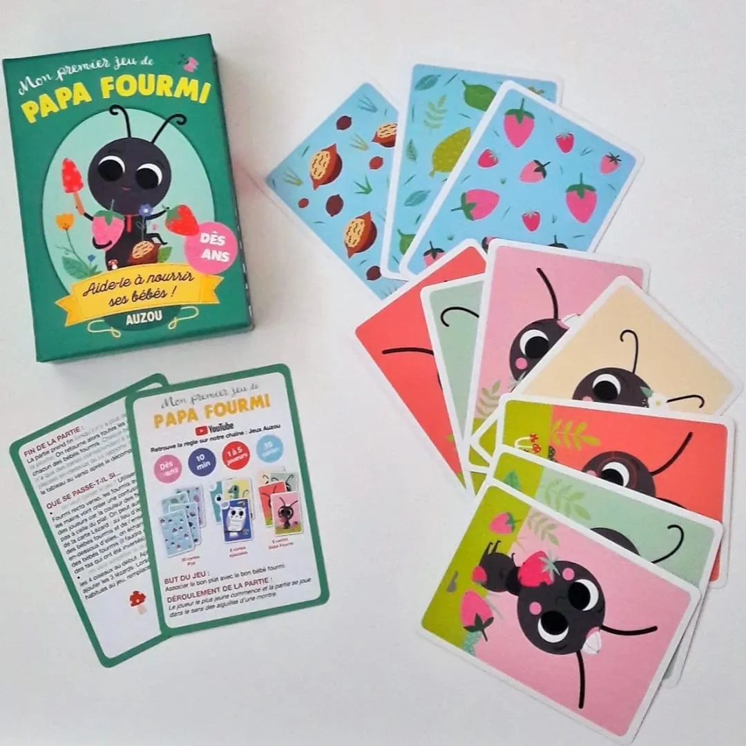 "Adorable Little Ants" Team-Based Digital Game French Version Card Game French Board Game Suitable as a Gift Perfect for Parties Ideal for Halloween Christmas — image 1
