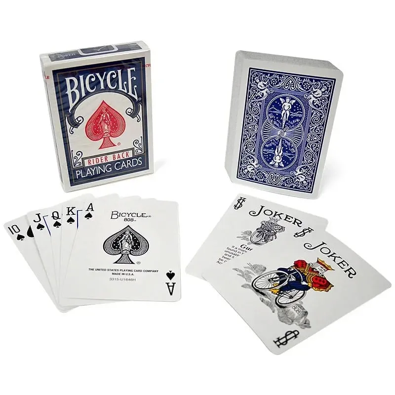 Cartas de jogo para ciclistas, versão internacional, azul/vermelho, baralho padrão regular, jogos de cartas, truque de mágica, adereços para mágicos