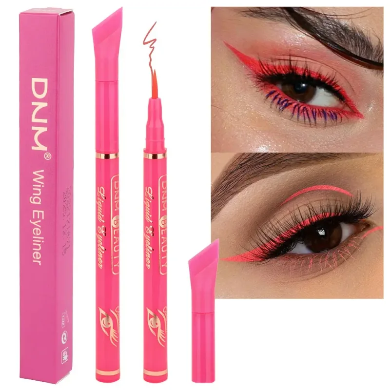 12 Colors Waterproof Rainbow Matte Colorful Liquid Eye Liner Pencil White Pink Color Eyeliner Pen Makeup Long-Lasting Cosmetics