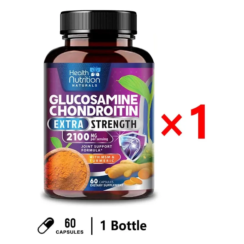 Apoio 2100mg da articulação da força tripla da cúrcuma MSM da glucosamina Chondroitin