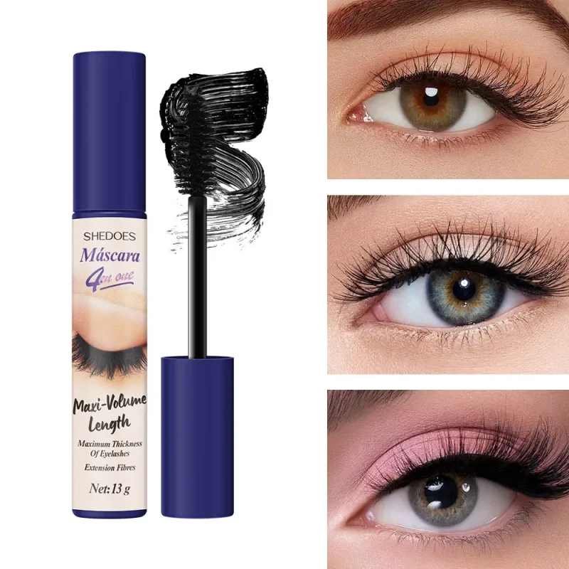 Rímel à prova d'água 5d, alongamento de cílios de longa duração, sedoso, extensão de cílios pretos, maquiagem, beleza, cosméticos coreanos