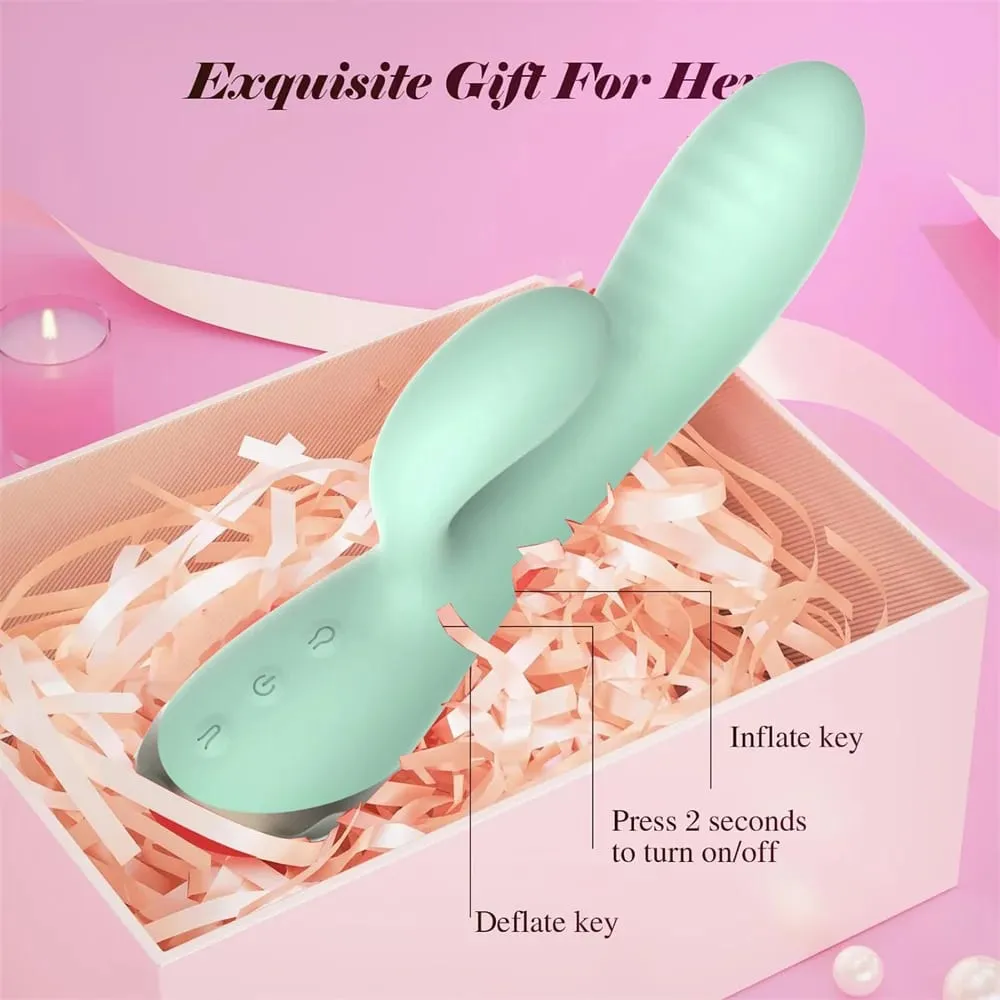 Inflatable expansion Vibrator G-Spot Massager Clitoris Stimulator Adult Sex Toys for Women Sexual Wellness Female Masturbator