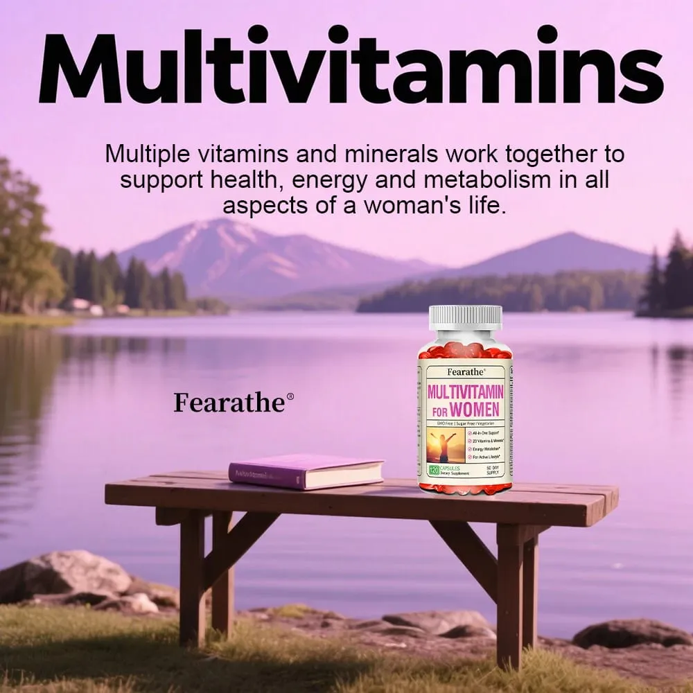Women's Daily Multi Capsules - Antioxidant Daily Multivitamin To Support Energy and Immune Health - 120 Capsules