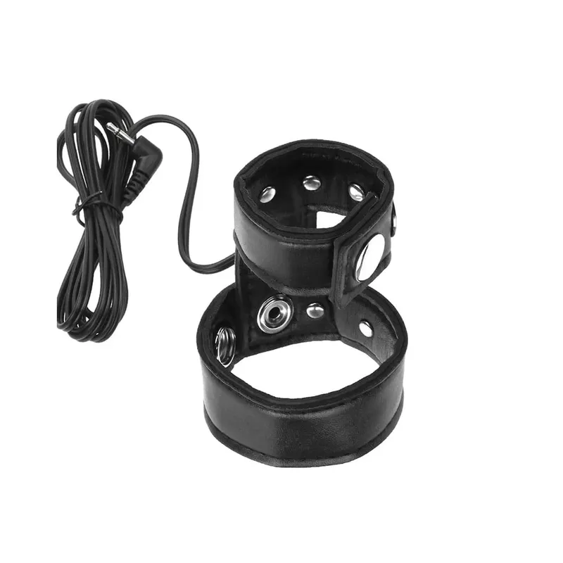 Taser anel de choque elétrico masculino masturbar estimular a ereção do pênis brinquedo sexual em gay e-stim massagem bondage pênis escroto cockring