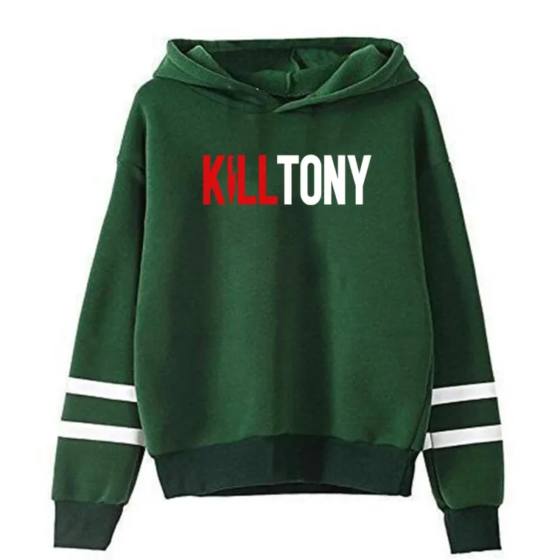 Kill Tony Merch Hoodie Unisex Pocketless Parallel Bars Sleeve Streetwear Women Men Hooded Sweatshirt Funny Clothes