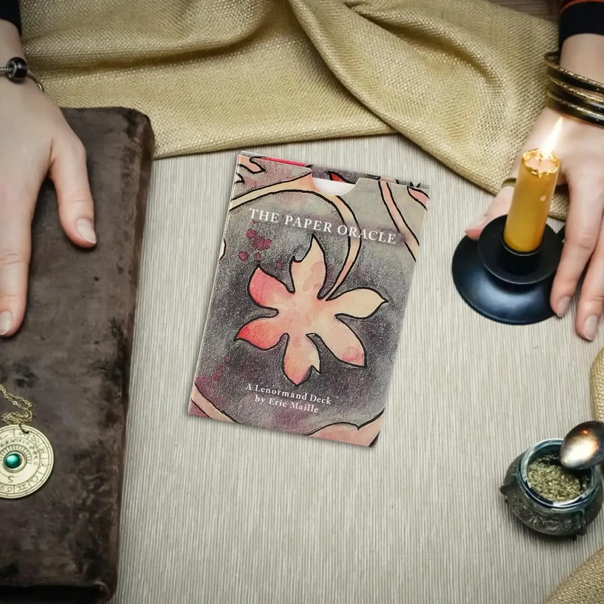 9*6cm O Papel Oracle Lenormand Deck 36 Cartões