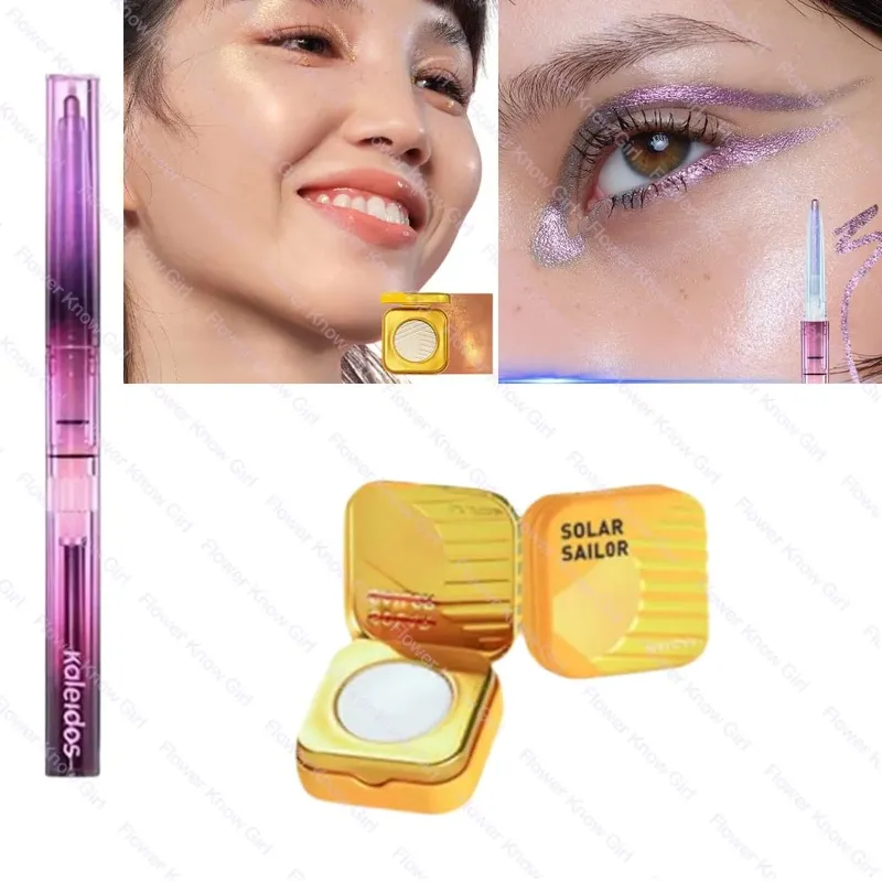 Kaleidos Camaleão Conjunto de Maquiagem para os Olhos Rosto Gel Delineador Lápis Camaleão Sombra Marcador Cromo Glitter Diamante em Pó — image 9