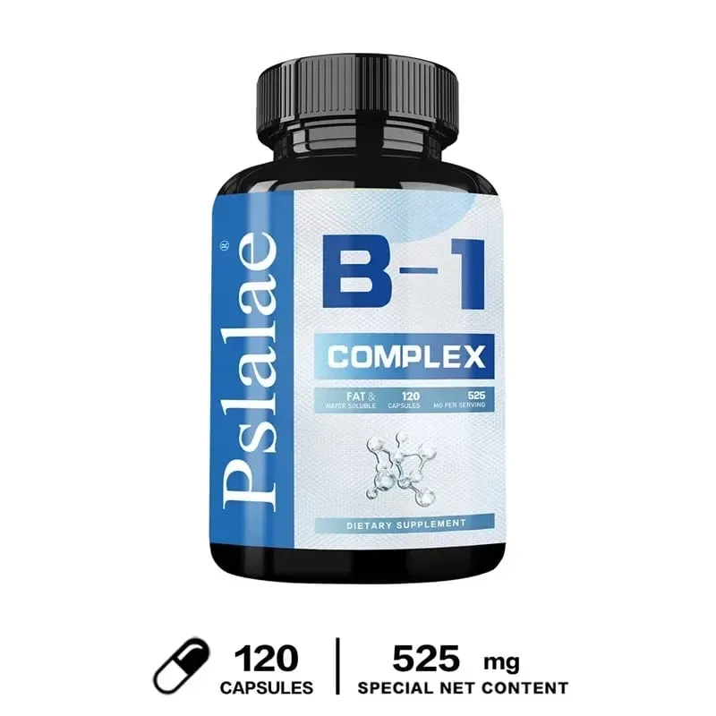 Complexo de Vitamina B1 - Fadiga Digestão Estresse Humor Fórmula Aumenta Energia e Metabolismo