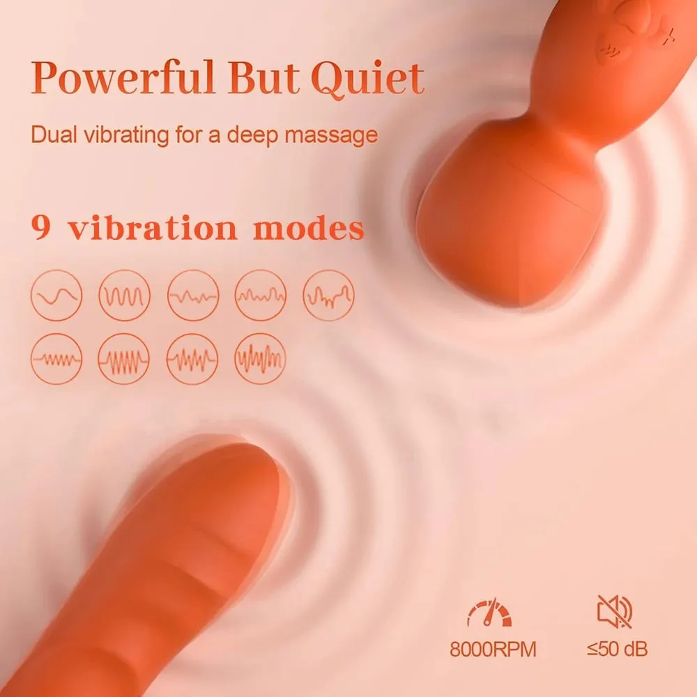 Vibrador varinha mágica av remoto sem fio, aplicativo inteligente, poderoso estimulador de clitóris e ponto g, feminino, recarregável por usb, à prova d'água, brinquedo sexual adulto — image 6