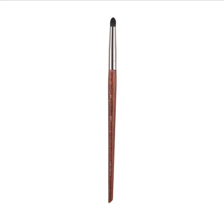 1pc mf pincéis de maquiagem de madeira natural macio pó fundação corretivo compõem escova blush sombra de cabelo sintético ferramentas de alta qualidade