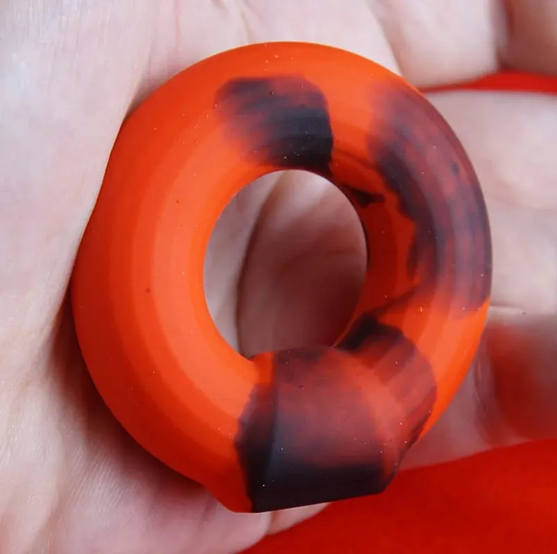 Delay Ejaculation Erection Penis Cock Ring Silicone Cockring Penisring Soft Ball Stretcher Stretching Sex Toys for Men