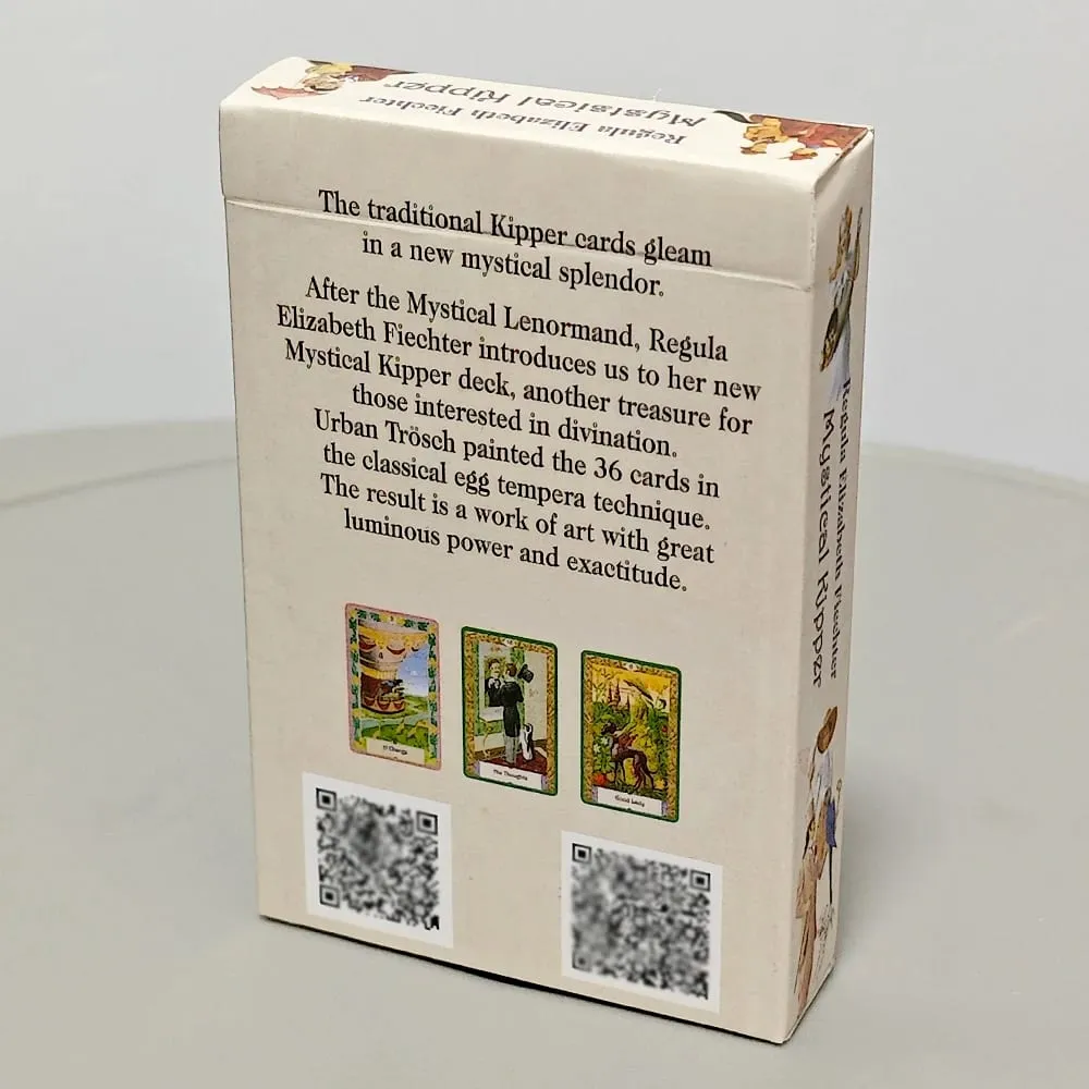 Mystical Kipper Deck 9*6cm 36 Pcs Oracle Cards with Keywords German System of Fortune Telling