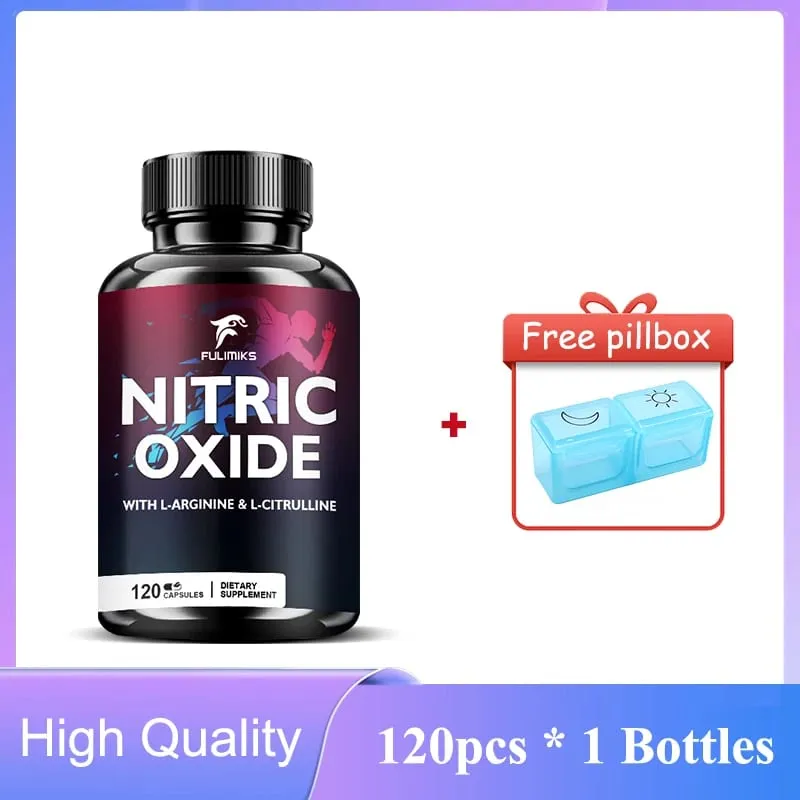 Poderoso suplemento de óxido nítrico - Suporte muscular premium Booster de óxido nítrico - Energia natural e suporte à saúde do coração — image 8