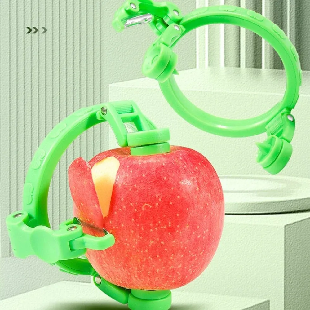 水果和蔬菜工具手持式旋轉削皮器適用於蘋果梨廚房小工具水果螺旋器削皮器機禮品創意