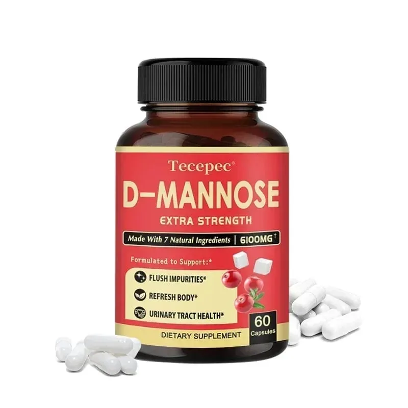 D-Mannose - Suplemento Orgânico de Cranberry para Apoiar a Saúde do Trato Urinário e da Bexiga e Reduzir Infecções do Trato Urinário