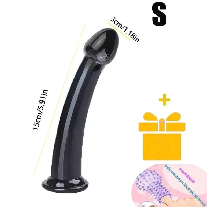 Transparente realista vibrador forte ventosa sem vibrador feminino masturbador anal realista pau brinquedos sexuais para mulher sex shop 18