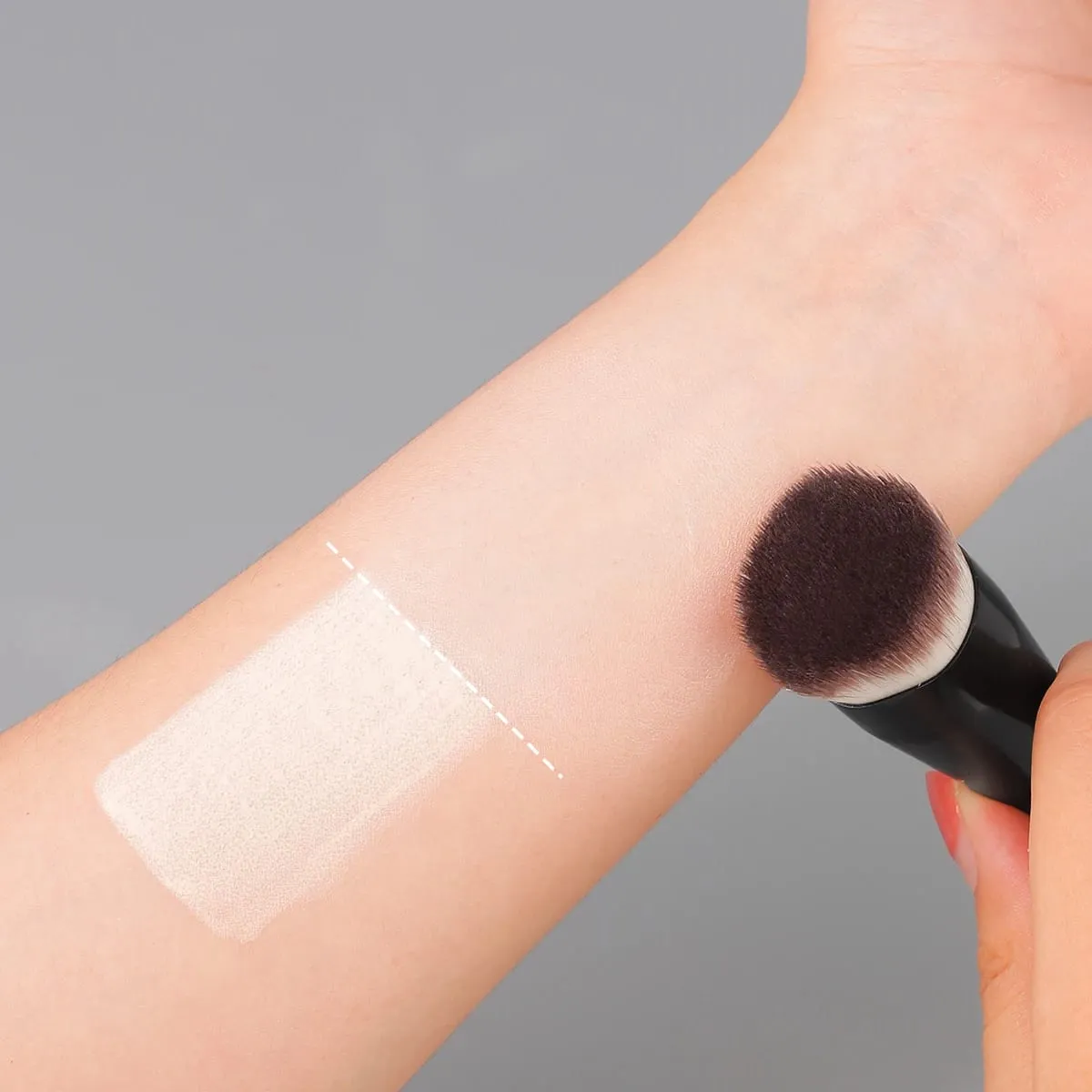 Pincéis de maquiagem para base, corretivo, ângulo, cobertura perfeita, círculo escuro sintético, creme líquido, cosméticos, pincel de contorno, ferramenta de beleza