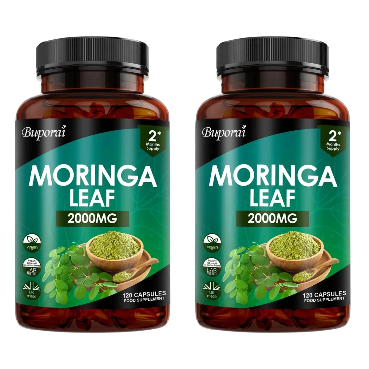 辣木葉膠囊 - 支持消化和腸道健康 抗氧化劑 滋養皮膚 提高能量水平 — image 8