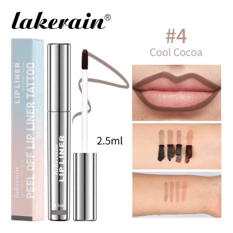 Highly Pigmented Lip Liner Tattoo Matte Peel Off Enhance Lip Liner Lasting Lip Stain Waterproof Transfer-proof Lipstick 4colors — image 10