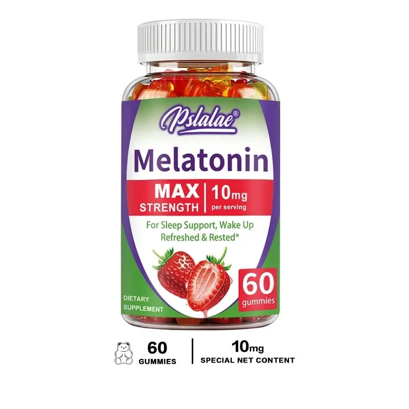Melatonin Gummies 10 Mg - Fight Insomnia Support Immunity and Improve Rest Quality Fall Asleep Naturally